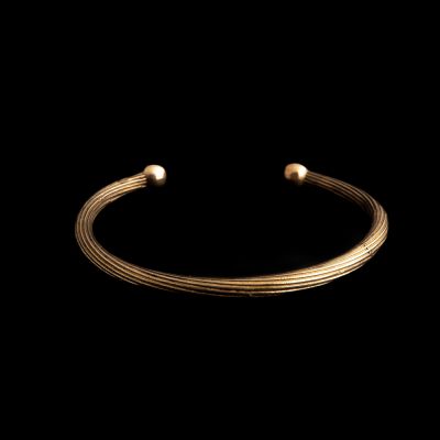 Ethnic brass bracelet Hamazi