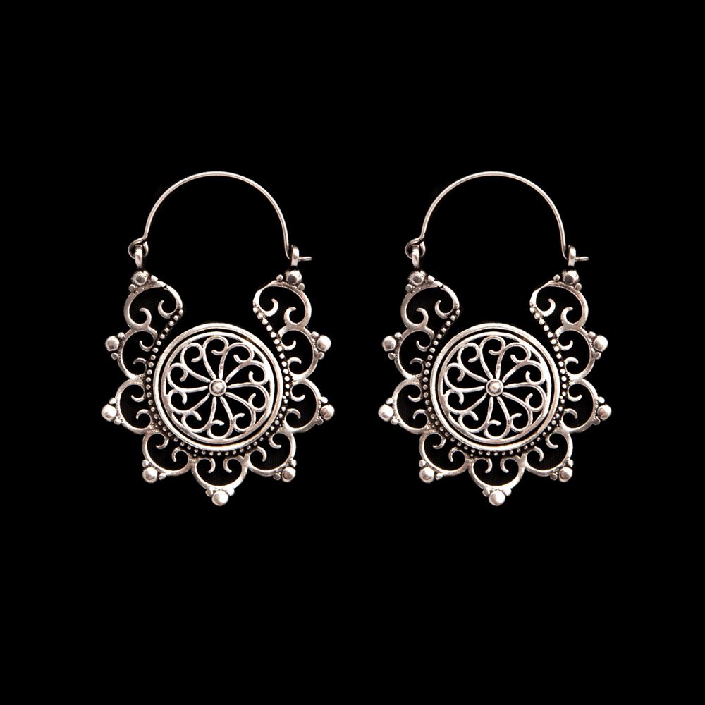 German silver earrings Shivani India