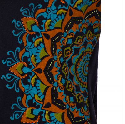 Sweatshirt dress with mandalas Alisha Dark Blue Nepal