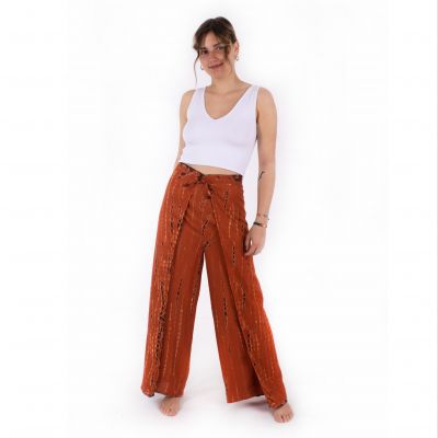 Tie-dye wrap trousers Bayani Orange | UNI - LAST PIECE!