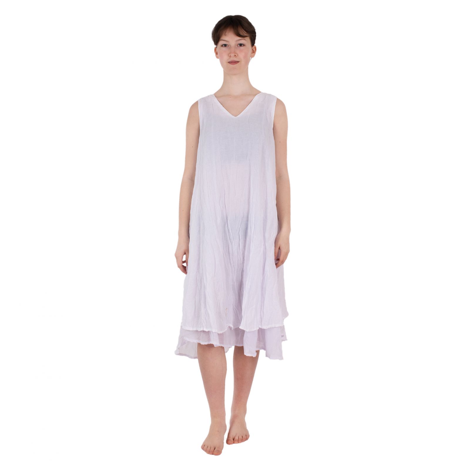 Single-colour summer dress Dahlia White Thailand