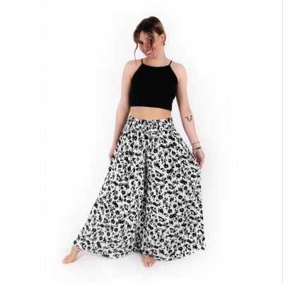 Black and white trouser skirt / culottes Ciara Floreale | UNI