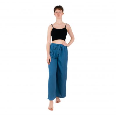 Single-colour trousers Sarai Cobalt blue | UNI