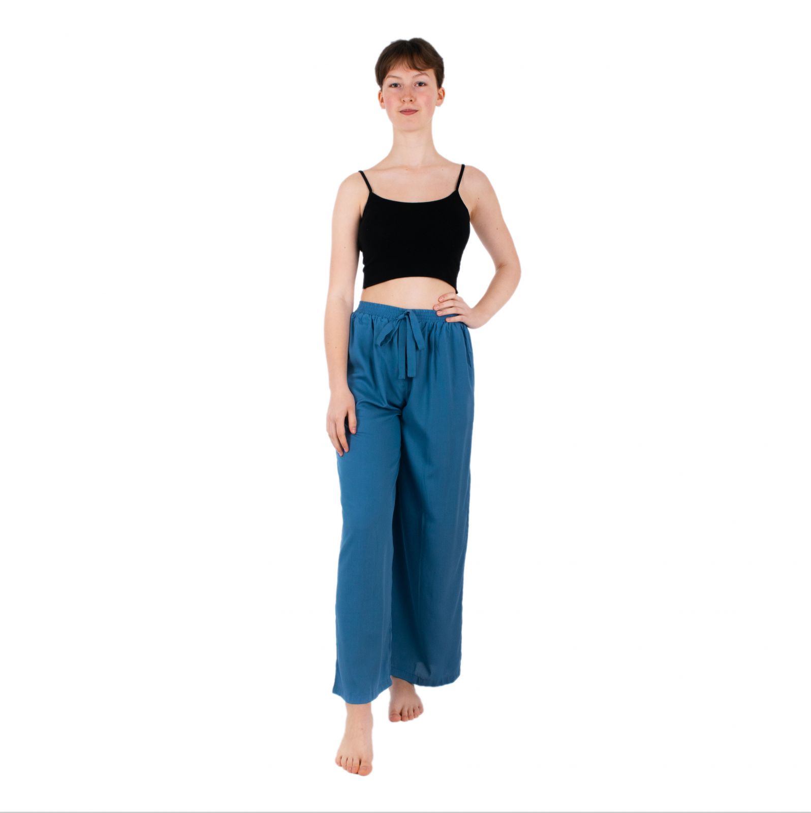Single-colour trousers Sarai Cobalt blue Thailand