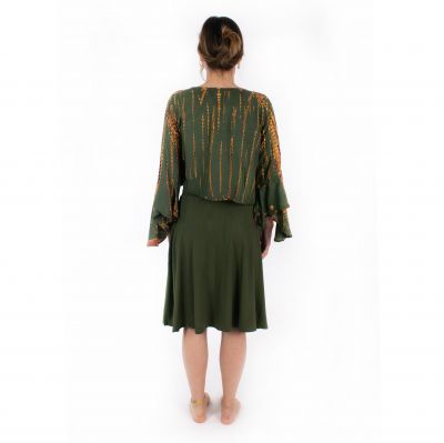Single-colour midi skirt Panitera Khaki Thailand
