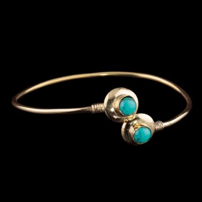 Brass bracelet Naimala Tyrkenite