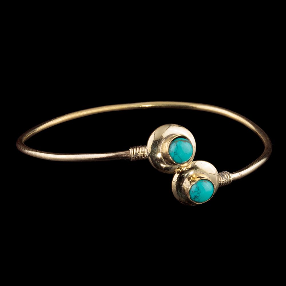 Brass bracelet Naimala Tyrkenite India