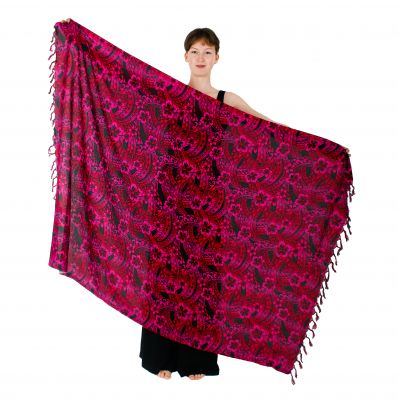 Sarong / pareo / beach scarf Sibyl – pink