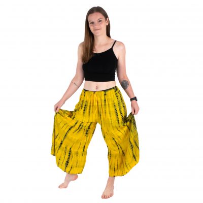 Tie-dye trouser skirt Yana Yellow | UNI