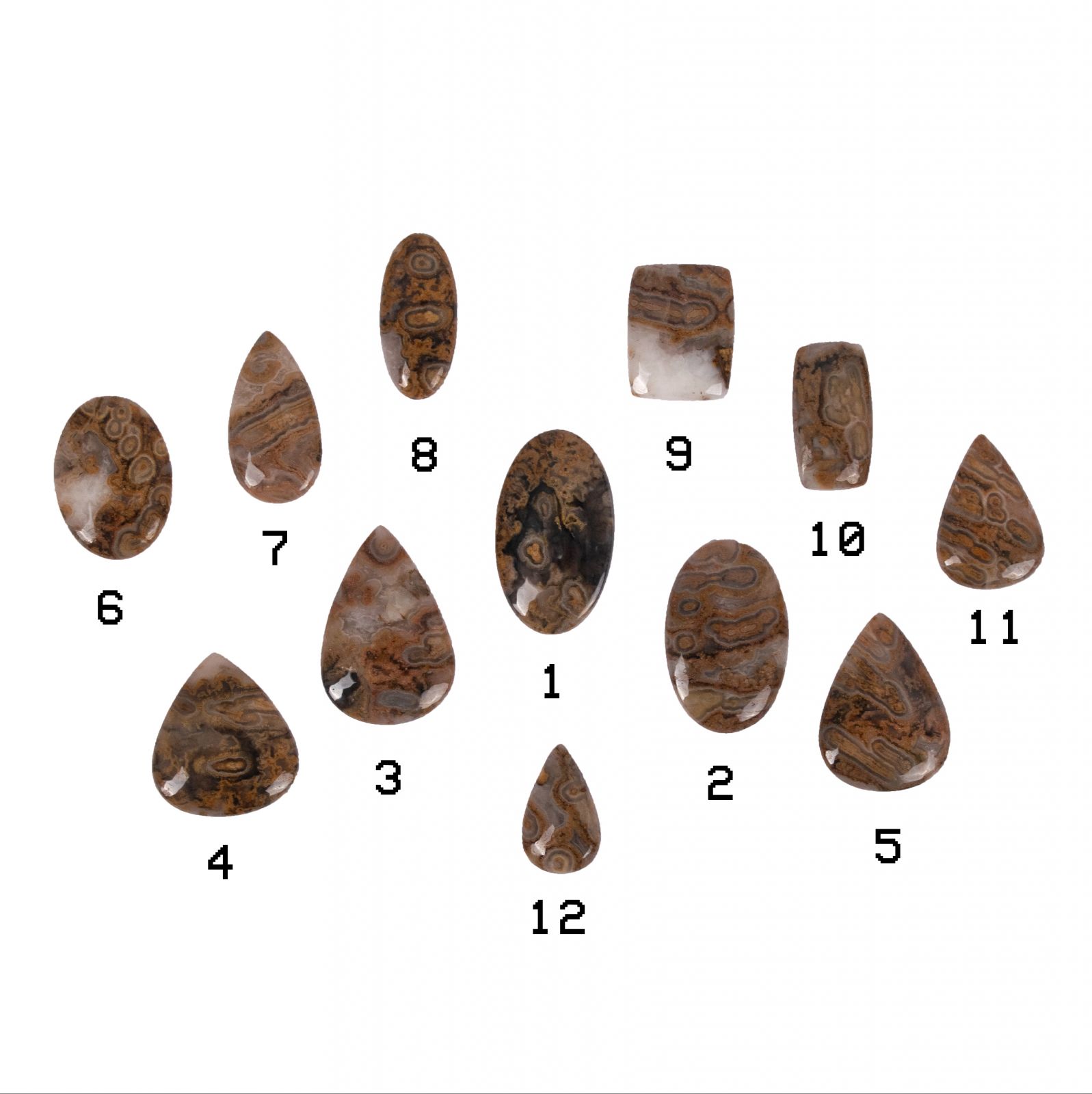 Polished semiprecious stone – Agate India