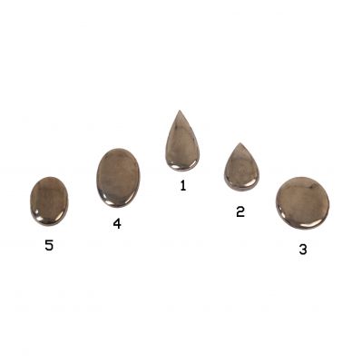 Polished semiprecious stone – Hematite | 1, 2, 3, 4, 5