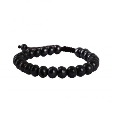 Bone bracelet Black beads