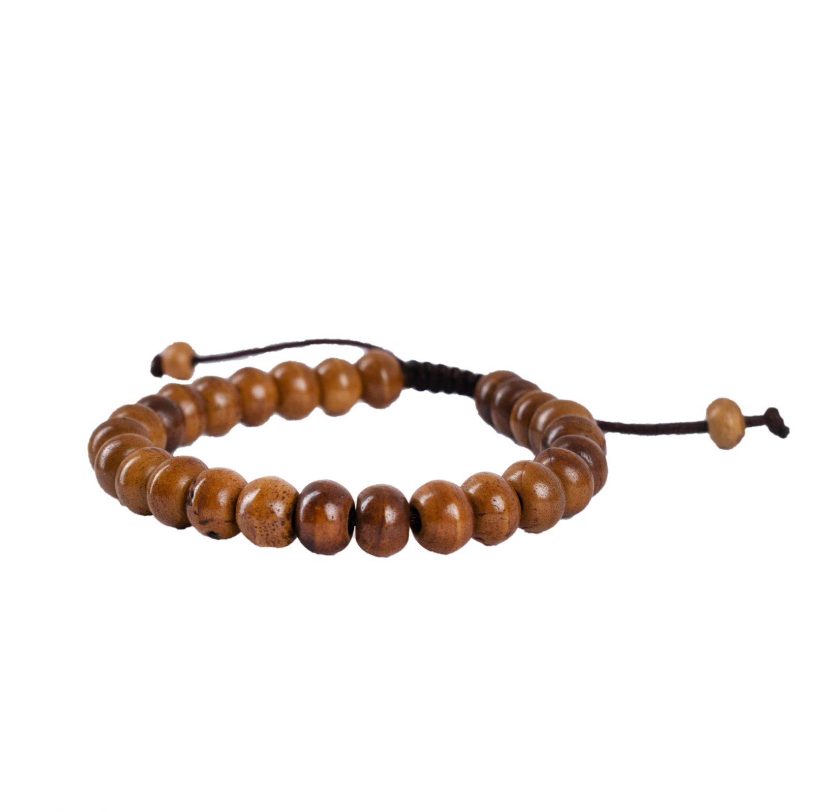 Bone bracelet Brown beads Nepal