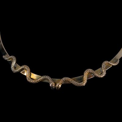 Brass necklace Snakes 1 India