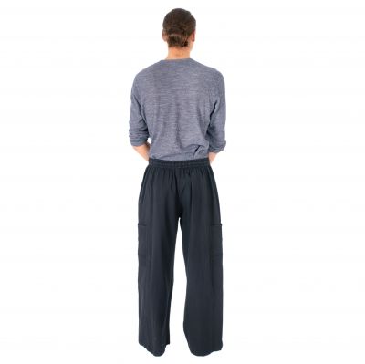 Men's cotton trousers Taral Black Nepal
