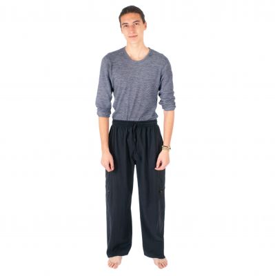 Men's cotton trousers Taral Black | S/M, L/XL, XXL