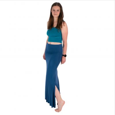 Long single colour skirt Panjang Cobalt Blue Thailand