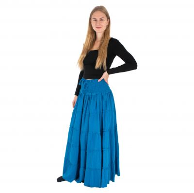 Long ethnic / hippie skirt Bhintuna Cobalt Blue | S/M, L/XL, XXL/XXXL