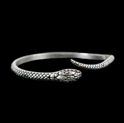 German silver ethnic bracelet Snake 4
