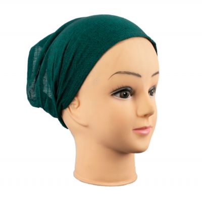 Green single color cotton headband Nepal