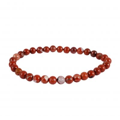 Red jasper bead bracelet | M, L, XL