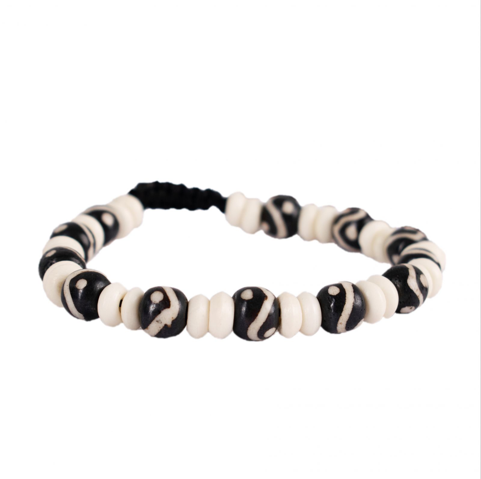 Bone bracelet Lucky beads - Harmony Nepal
