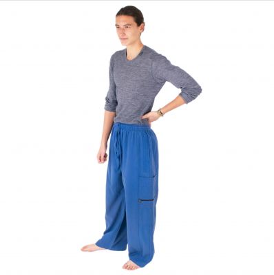 Men's cotton trousers Taral Blue Nepal