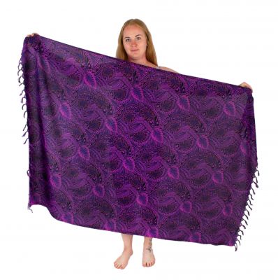 Sarong / pareo / beach scarf Nyambura Purple