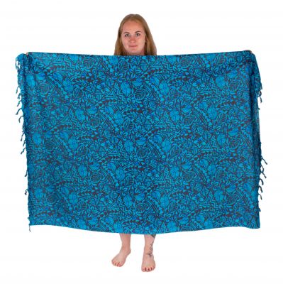 Sarong / pareo / beach scarf Wangari Blue