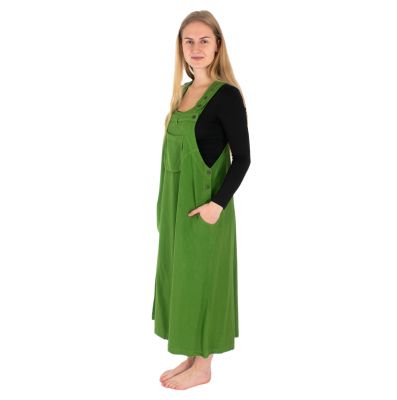 Dungaree / apron cotton dress Jayleen Green Nepal
