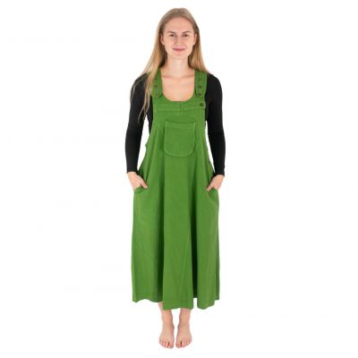 Dungaree / apron cotton dress Jayleen Green | S/M, L/XL, XXL