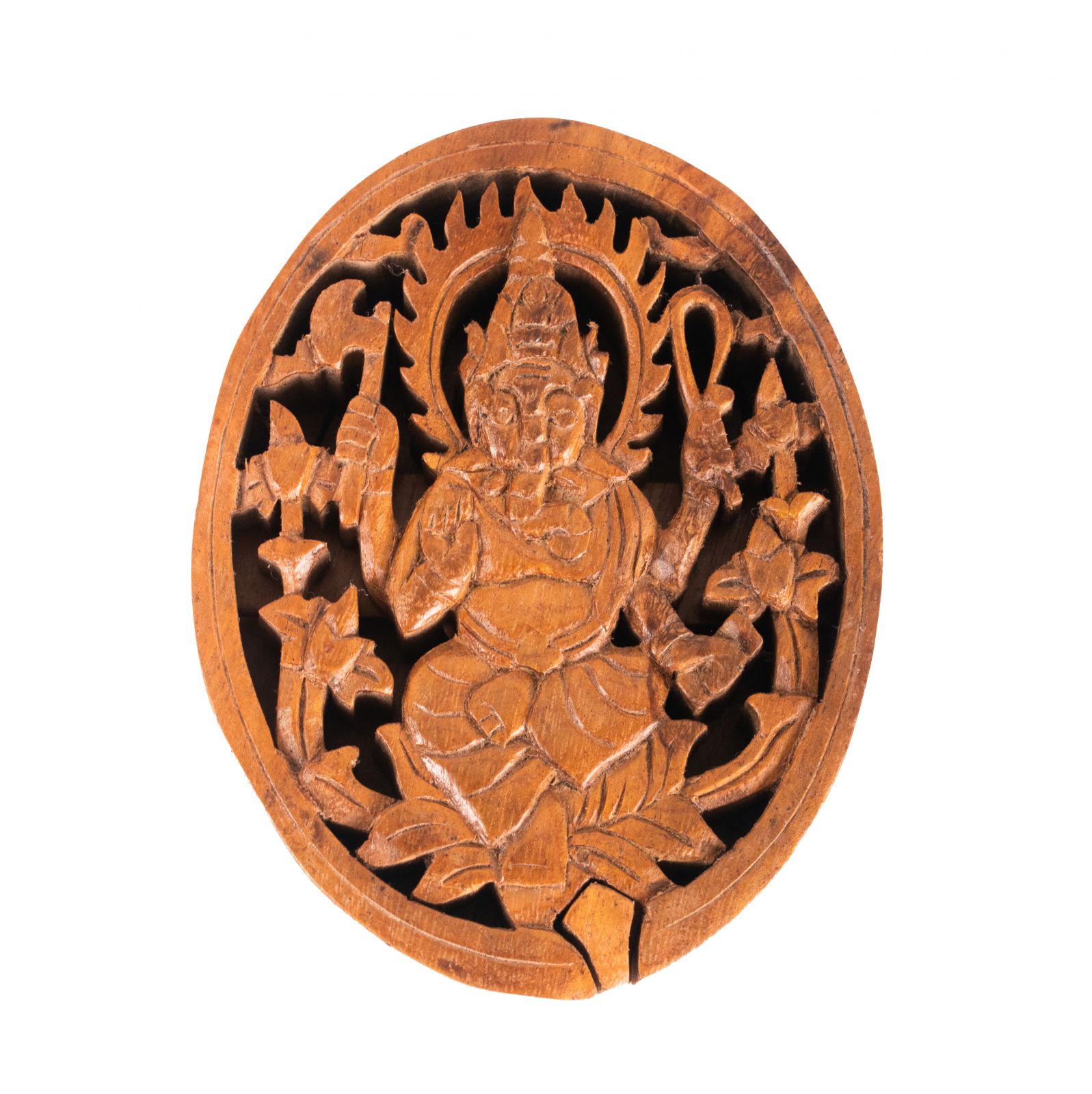 Wooden puzzle jewellery box Ganesha Indonesia