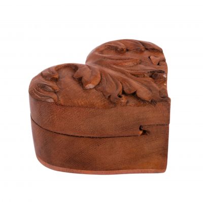 Wooden puzzle jewellery box Heart Indonesia
