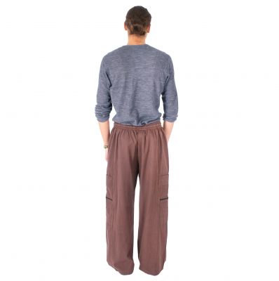 Men's cotton trousers Taral Brown Nepal