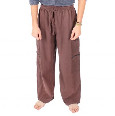 Men's cotton trousers Taral Brown | S/M, L/XL, XXL