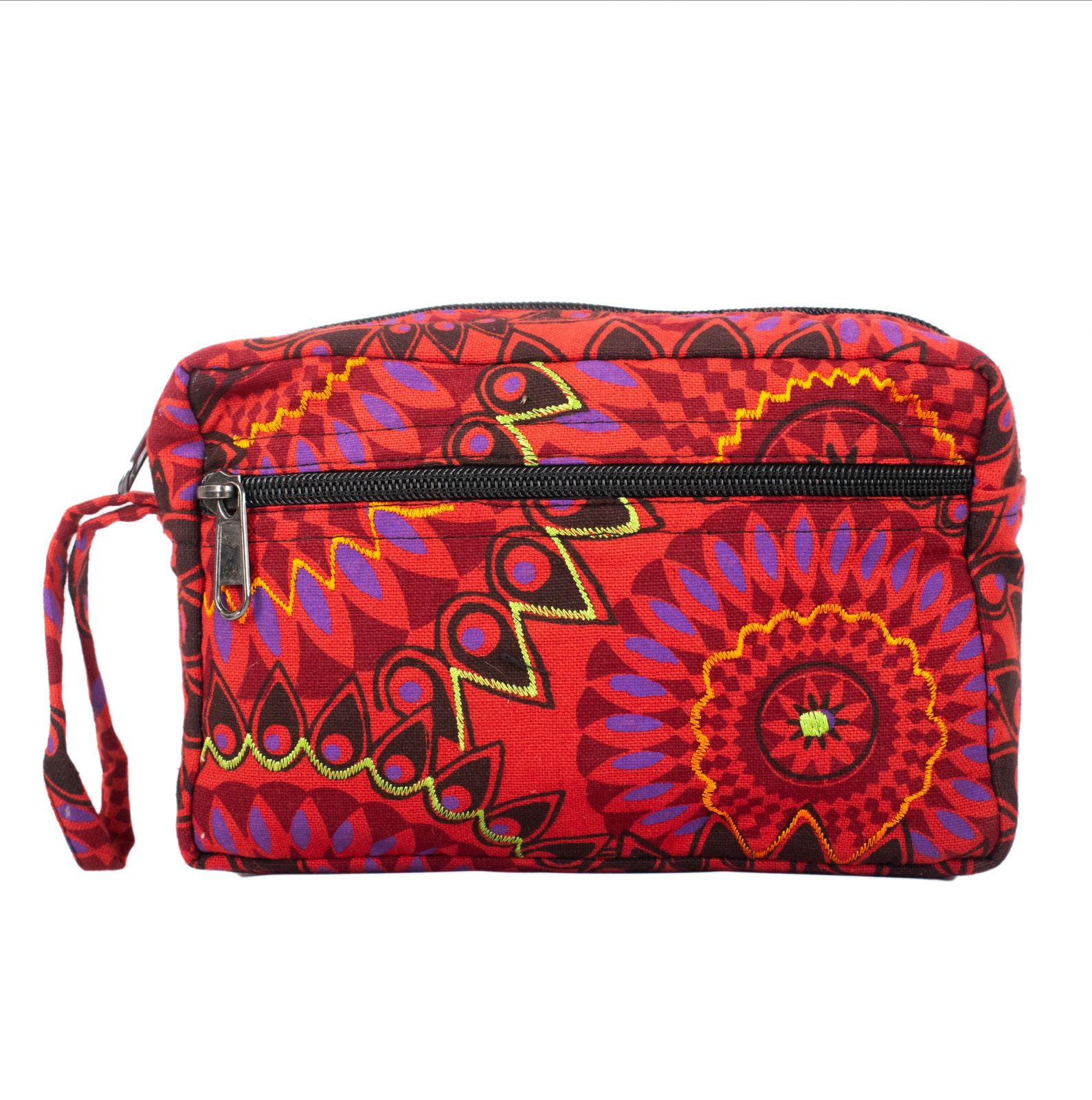 Cosmetic bag Marigold Red Nepal