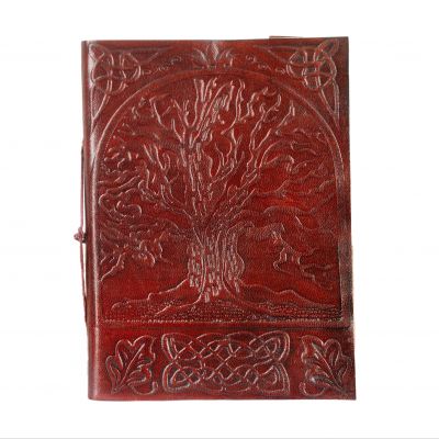 Leather notebook Tree of Life – narrow | mini, small, large