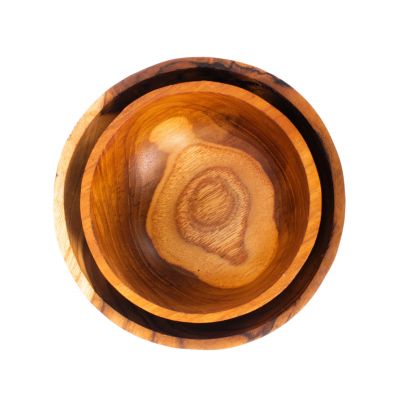 Bowls made of suar wood Indonesia