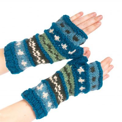 Woolen fingerless gloves Sandip Frozen Lake