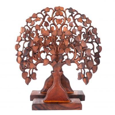 Carved wooden statue Tree Indonesia