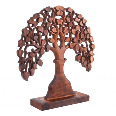 Carved wooden statue Tree | Height 32 cm, Height 42 cm