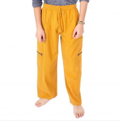 Men's cotton trousers Taral Mustard Yellow | S/M, L/XL, XXL