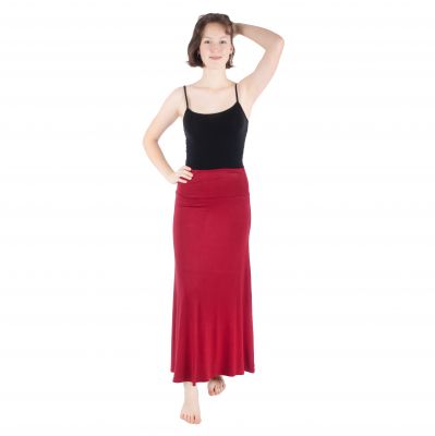 Long single colour skirt Panjang Burgundy | UNI (S/M), XXL