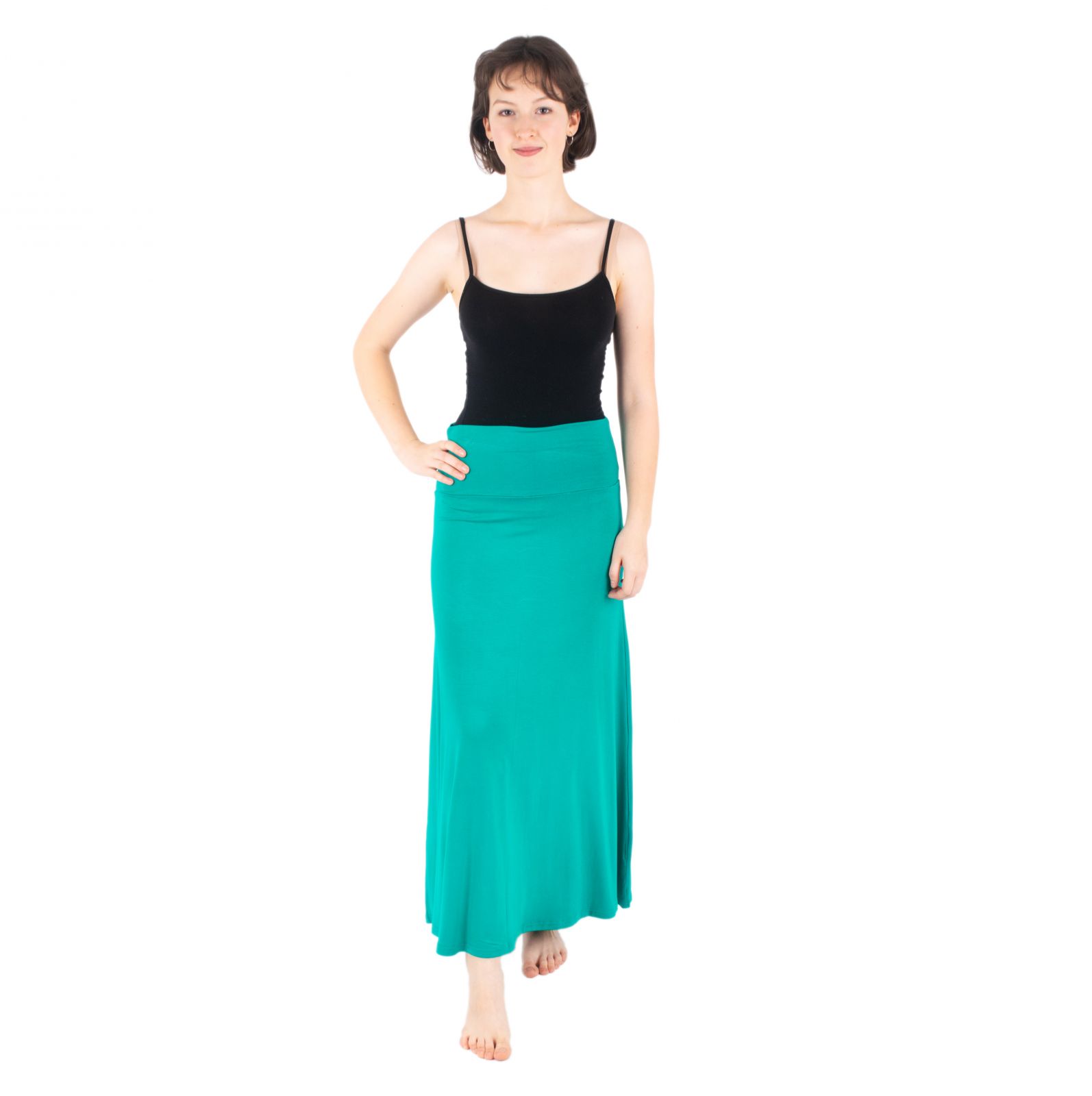 Long single colour skirt Panjang Persian Green Thailand
