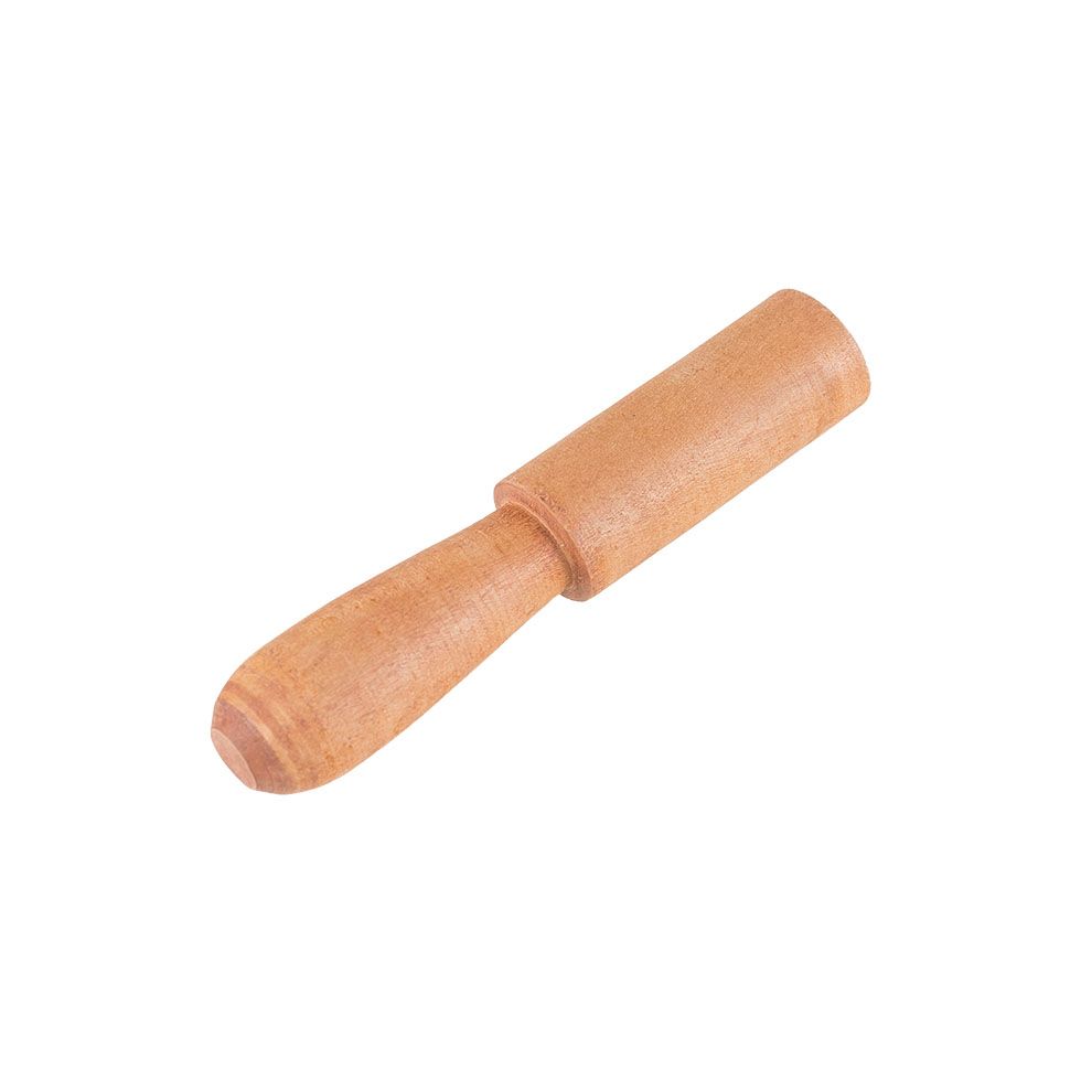 Wooden mallet for Tibetan bowl - small, simple Nepal