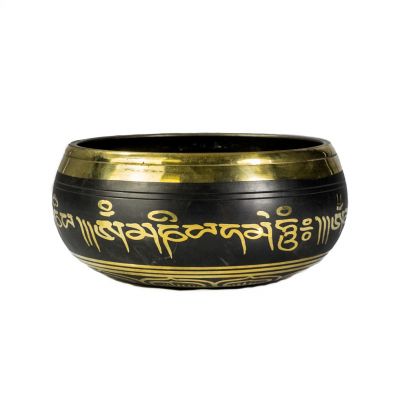 Engraved tibetan bowl Crossed Dorje (Varja) 3 Nepal