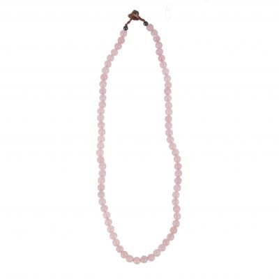 Rose Quartz bead necklace