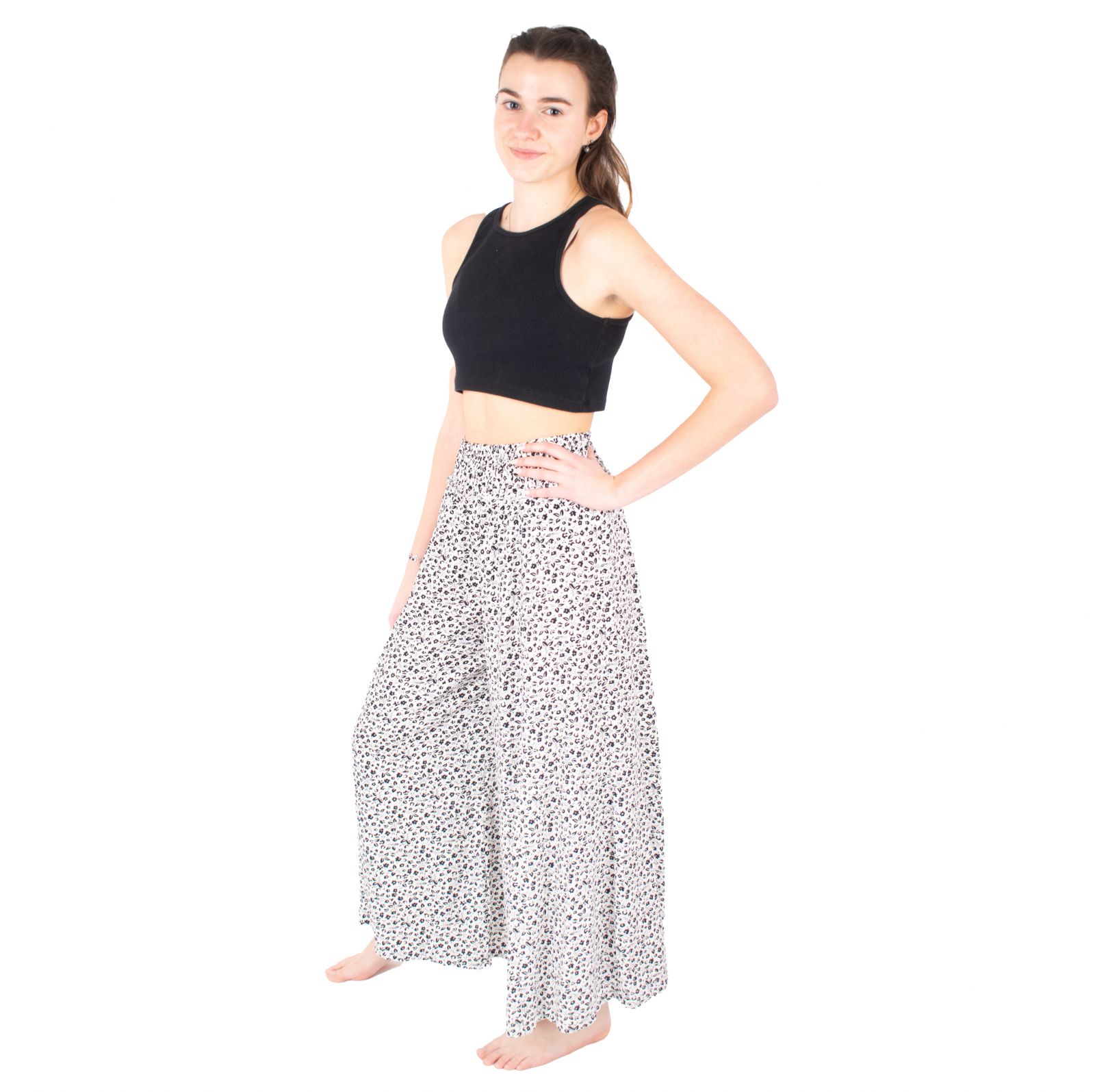 Black and white trouser skirt / culottes Ciara Quinby Thailand