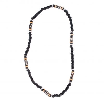 Bead necklace Cawan Virgola