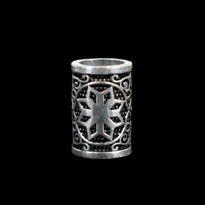 Metal bead for dreadlocks Celtic Flower 2 India